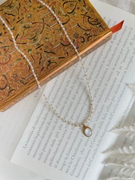 復古巴洛克風格串珠 貝殼項鍊