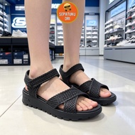 SKECHERS SANDALS ARCH FIT FOOTSTEPS LIFE STRIDES BLACK NEW ORIGINAL 111379/BBK