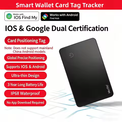 CD Smart Card Wallet Tracker GPS For IOS Android Google Find My Bluetooth Search Smart Tag Air Tag L