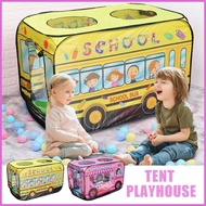 Kids Play Tent School Bus Shape Tent for Kids Car Theme Kid Tent Kids Play Tents for Toddler Kids Te