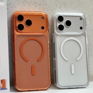 Keephone Hybrid Pro Shockproof Transparent Case Supports Magnetic Wireless Charging Iphone 16 17 Pro