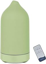 Monademo Stone Essential Oil Diffuser, Ceramic Diffuser with Remote Control,Ultrasonic Aromatherapy Diffusers (160ML) (Eucalyptus)