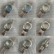 39MM Sapphire Glass Watch Case + Strap for NH35/NH36 Movement Accessories