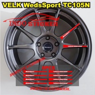 Sticker velg weds sport sticker volk velk wedsSport tc105n sticke volk racing wedsSport 8pcs