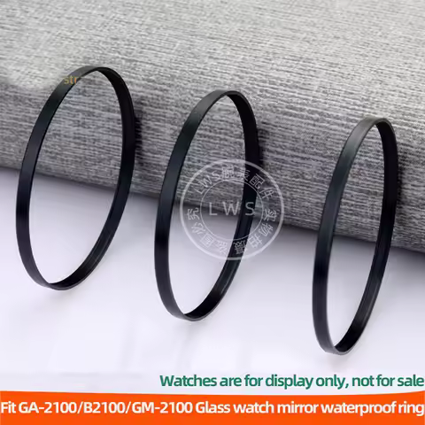 Black Front cover ring For Casio G-shock Casio GA-2100 GA-B2100 GM-2100 GA-110 Glass Cover, Waterpro