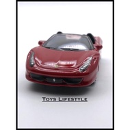 Bburago Diecast - Ferrari 458 Spider 1:64 Scale (Ferrari Series)