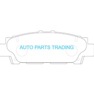 LEXUS LS400 TOYOTA CELSIOR UCF10 REAR BRAKE PAD JAPAN NIBK