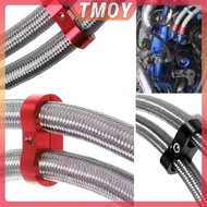TMOY Universal AN4 AN6 AN8 AN10 Billet Oil Fuel Water Hose Tube Seprator Divider Clamp Aluminum Line