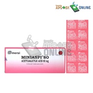 MINIASPI 80MG 1 STRIP 10 TABLET