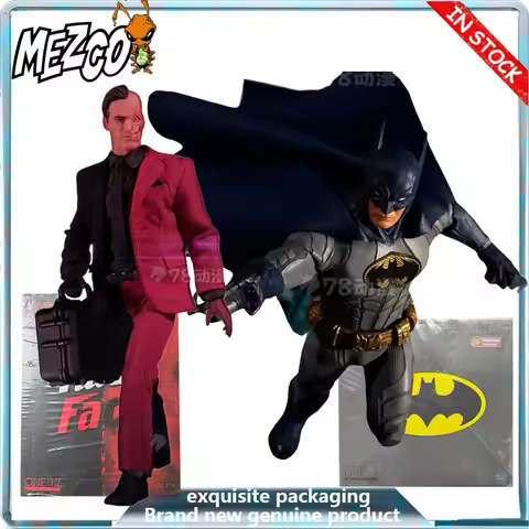 Mezco Toyz Genuine 1/12 Collective Series Comics Sovereign Knight Batman and Face Man Finished Produ