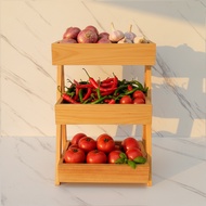 [ASSEMBLE] Minimalist 3-Tier Wooden Shelf - Solid Wood Multipurpose Kitchen Spice Rack