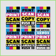 ⚡︎ ⊙ ◆ Print Scan Xerox Copy Tarpaulin Signage