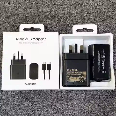 Samsung 45W UK PD Charger Super Fast Charging Adapter For Galaxy S24 S23 S22 S21 S20 Note 20 Ultra 1