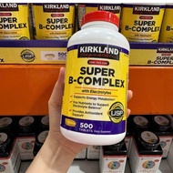 [DATE 27] Kirkland Super B-Complex Vitamin Supplement 500 tablets from America