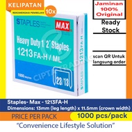 Staples Max 1213FA-H (23/13) 1000 pcs heavy duty staples