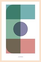 Letter E – Alphabet Initial Notebook – 6x9 | Uniquely designed typographic journal that can be used 