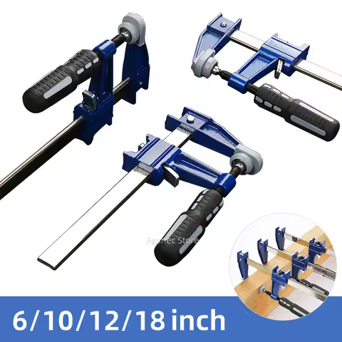 1PCS F-Type Fixing Clamp Woodworking Positioning Clip 6/10/12/18inch Adjustable Quick Clamp Heavy Ca