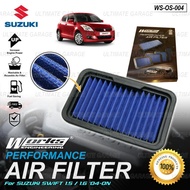Suzuki Swift ZC21 ZC31 ZC82 1.2 1.4 1.5 1.6 Works Engineering Drop In Air Filter Element Enjin Engin