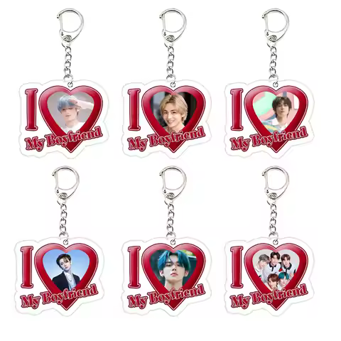 Korean TXT Keychain for Accessories Bag Acrylic TXT Pendant Soobin Yeonjun Beomgyu Taehyun Hueningka