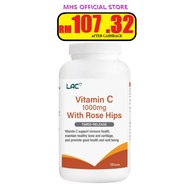 [FREE GIFT] GNC/LAC Vitamin C Time Released 1000 MG 90S / 180S(ROSEHIP)