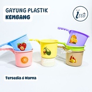 Viola Plastic Flower Medium Dipper Besen Plastik Besen Besar