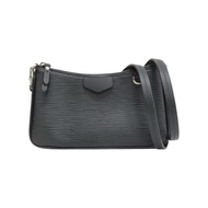 黑色 EPI 水波紋 牛皮 Easy Pouch On Strap 肩背包 M80471【LOUIS VUITTON LV 路易威登】 M80471