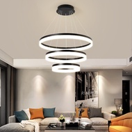 Postmodern Round Living Room Chandelier Ring Dining Room Chandelier Nordic Atmosphere 2022 Study Office Lamps