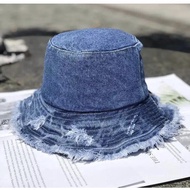 Bucket Hat Jeans Adult Back And Forth With A Pattern Of Cowboy/Bucket Of Levis