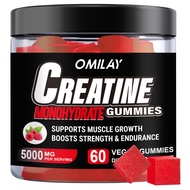 Omilay Creatine Workout Supplement Creatine Monohydrate Gummy ใช้สำหรับ บรรเทา อ่อนเพลีย กล้ามเนื้อ 