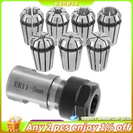 7Pcs ER11 1-7mm Spring Collets with ER11A 5mm Motor Shaft Holder Extension Rod