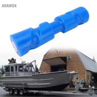 Aramox Fockety Self Centering Keel Roller  12in Blue PU Boat Trailer with Abrasion Proof for 5/8in A
