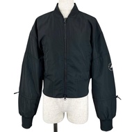 全新未使用 ▲ adidas by Stella McCartney by Stella McCartney 2025 款 JF6030 梭織短款飛行員夾克/短款夾克 黑色 S 碼 正品女款