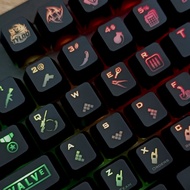 CS Anti-Terrorist Elite Personality Translucent Keycap Adapt to Sairui ikbc Philco Cherry Mechanical