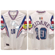 RETRO JERSEY - FRANCE AWAY 1996 name player Zidane + Patch