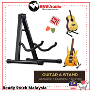 Guitar A Frame Foldable Guitar Stand for Acoustic, Classical, Electric, Bass Guitar Guitar Rack ( Good Quality ) [𝗙𝗿𝗲𝗲 𝗣𝗶𝗰𝗸]