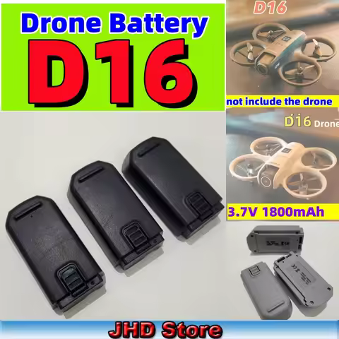 JHD For D16 Drone Battery 3.7V 1800MAh For D16 RC Quadcopter Replacement D16 Battery Wholesale