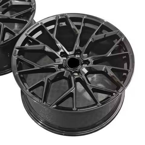 18 Inch Aluminum Alloy Car Wheels 5x100 5x112 5x108 5x120 PCD Black Finish High Performance Aftermar
