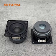 SOTAMIA 2PCS 2.5 Inch Full Range Speaker 4 Ohms 20 Watts Fever Grade Large Rubber Side Long Stroke D