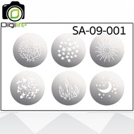 Godox Gobo Set SA-09-001 SA-09-002 SA-09-002 SA-09-004 อุปกรณ์เสริม สำหรับ SA-17 & SA-P / Digilife T
