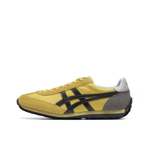 Onitsuka Tiger California 78 EX Yellow Black Stylish Durable Cushioned Low-Top Unisex Sneaker Lightw
