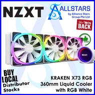 NZXT Kraken X73 RGB (White) 360mm Liquid Cooler with RGB (RL-KRX73-RW) (Warranty 6years with TechDynamic)