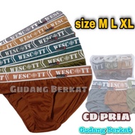 3 PCS ADULT MEN'S UNDERWEAR Wescott Saga CD/ Wescott Saga Boxer CD/ Blessing Warehouse Boxer Lelaki 