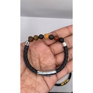 ( PAGAR DIRI) Gelang 7 Teras Kayu campuran saiz 8mm