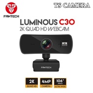 FANTECH C30 LUMINOUS QUAD HIGH DEFINITION 2K 1440P USB WEBCAM WITH BUILT-IN MICROPHONE