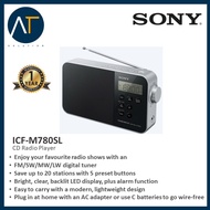 SONY ICF-M780SL Portable Digital Clock Radio CD Radio Player