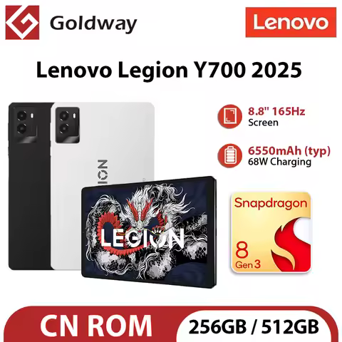 Original Lenovo Legion Y700 2025 8.8'' Gaming Tablet 256GB 512GB ROM Snapdragon 8 Gen 3 165Hz Displa