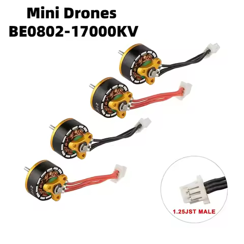 NEW Mini Drones 4PCS SE0802 A0802 BE0802 1-2S 17000KV Brushless Motor for Mobula7 Snapper7 Mobula6 R
