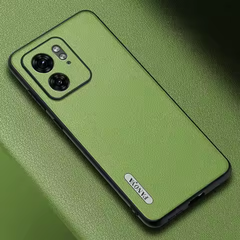 Luxury PU Leather Case For Motorola Edge 40 Edge40 Neo Back Cover Silicone Protection Phone Case For
