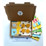 Diy Beeswax Fabric Kit - Environmentally Friendly Decomposition Food Wrap