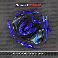NVX155 V2 AEROX RACE BLUE 2024 COVERSET ORIGINAL THAILAND